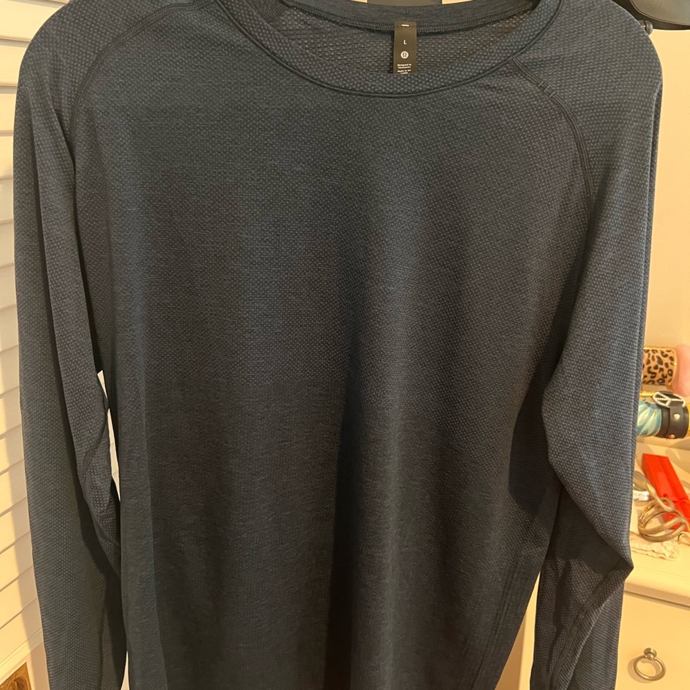 lululemon athletica Navy Long Sleeve Tee